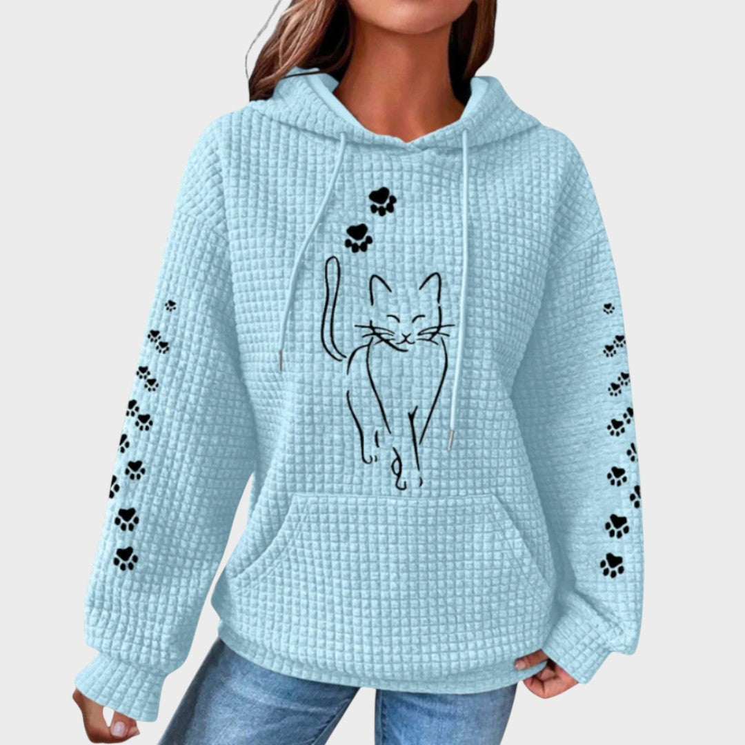 Fatinha™ | Cat Print Sweater