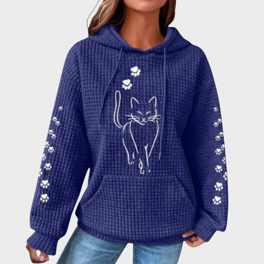 Fatinha™ | Cat Print Sweater