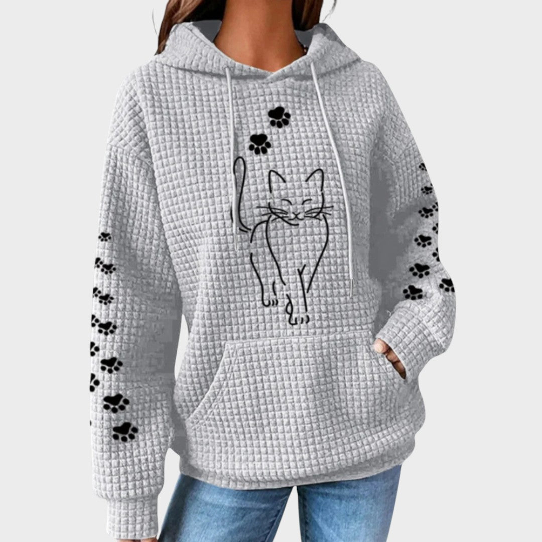 Fatinha™ | Cat Print Sweater