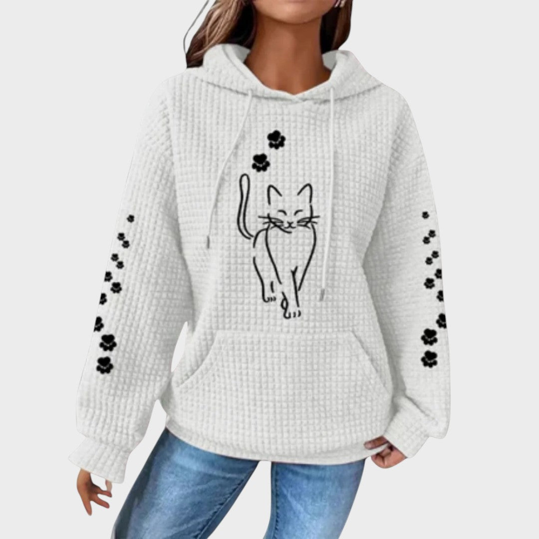 Fatinha™ | Cat Print Sweater