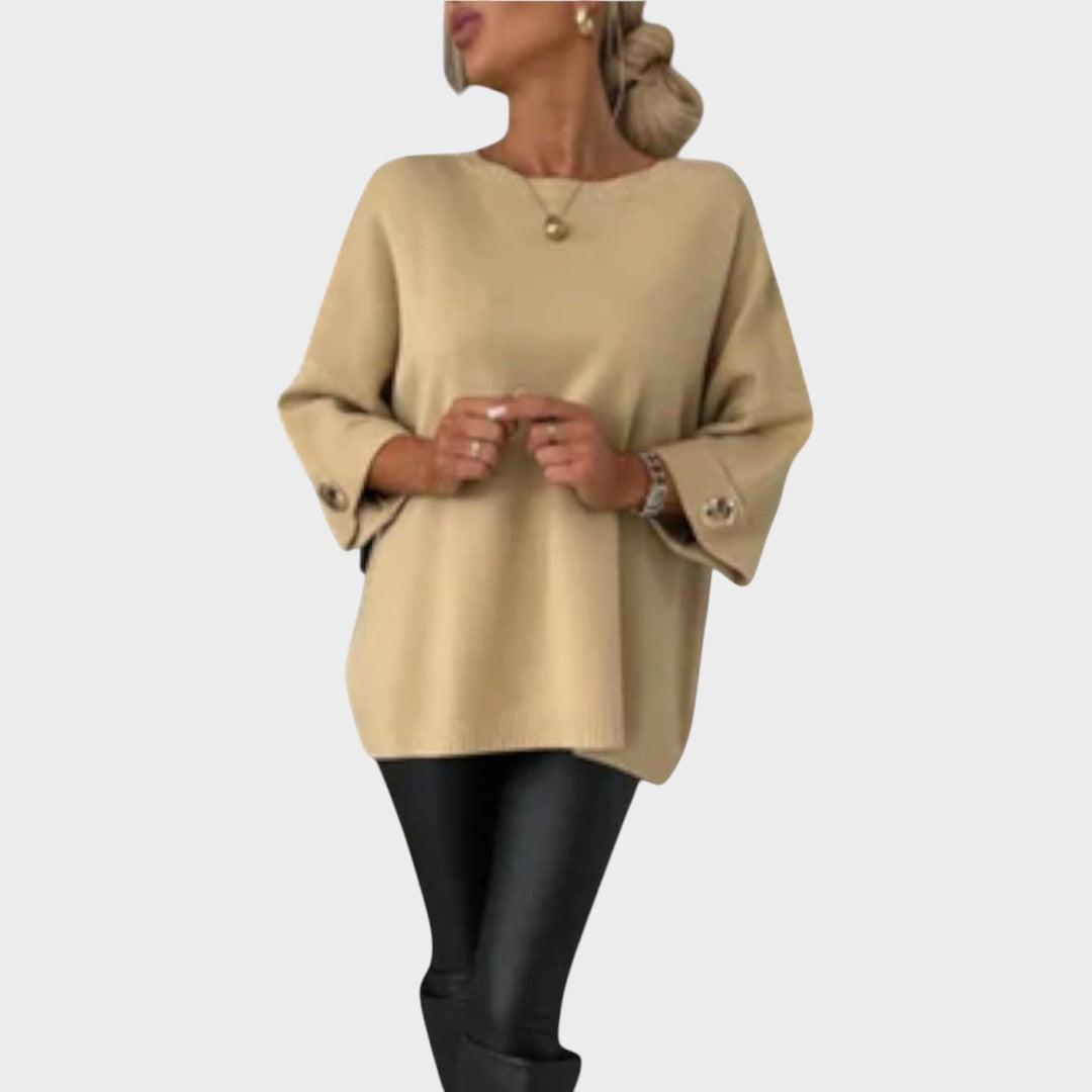Adelaide™ | Knitted Sweater with Buttons