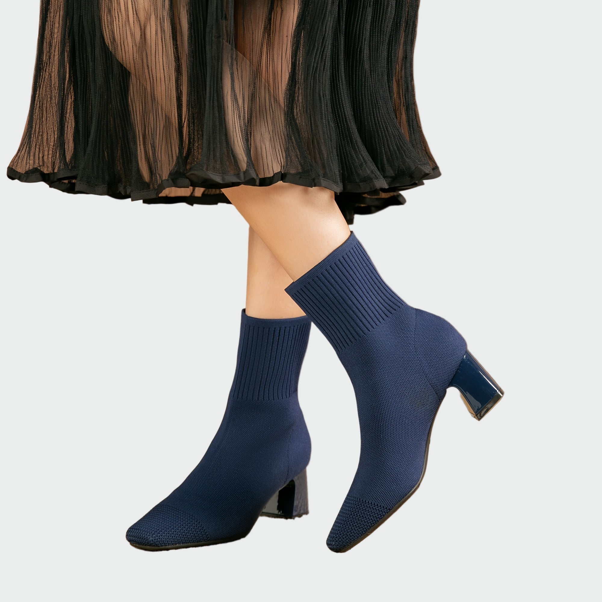 Alejandra | Knitted Orthopaedic Boots in Soft Beige