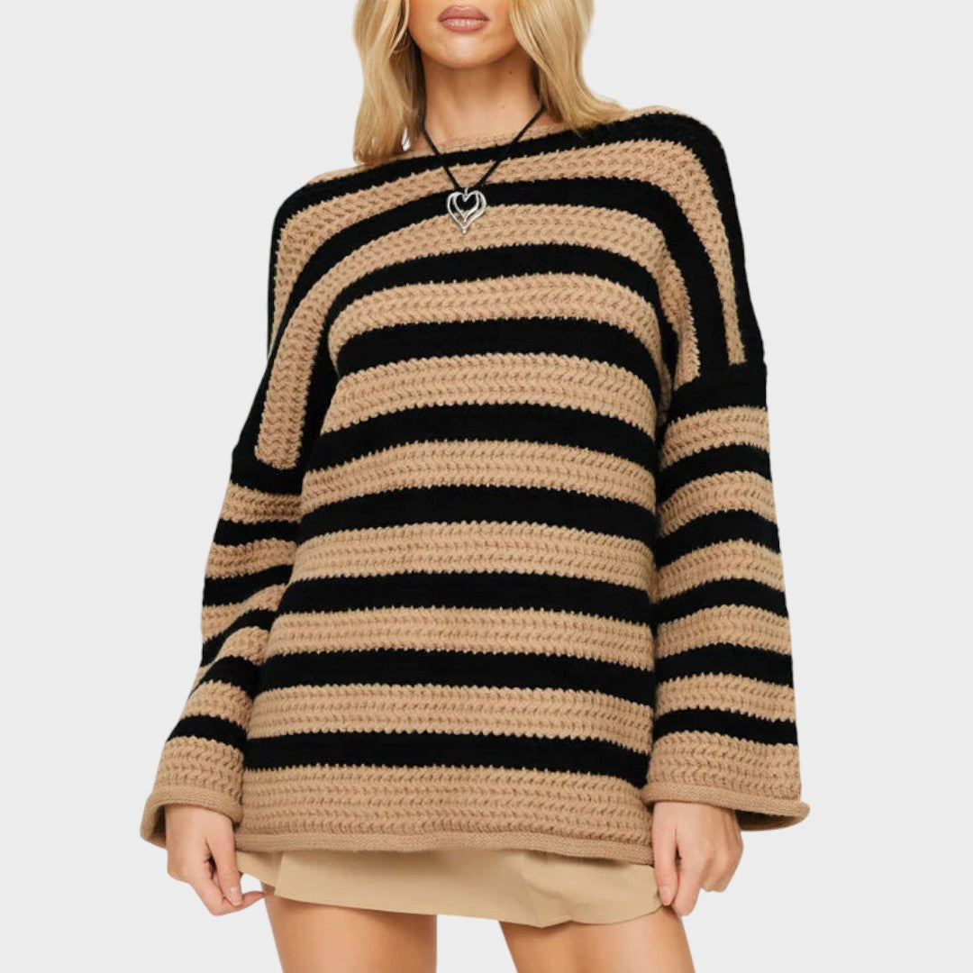 Solánge™ | Striped Knit Sweater