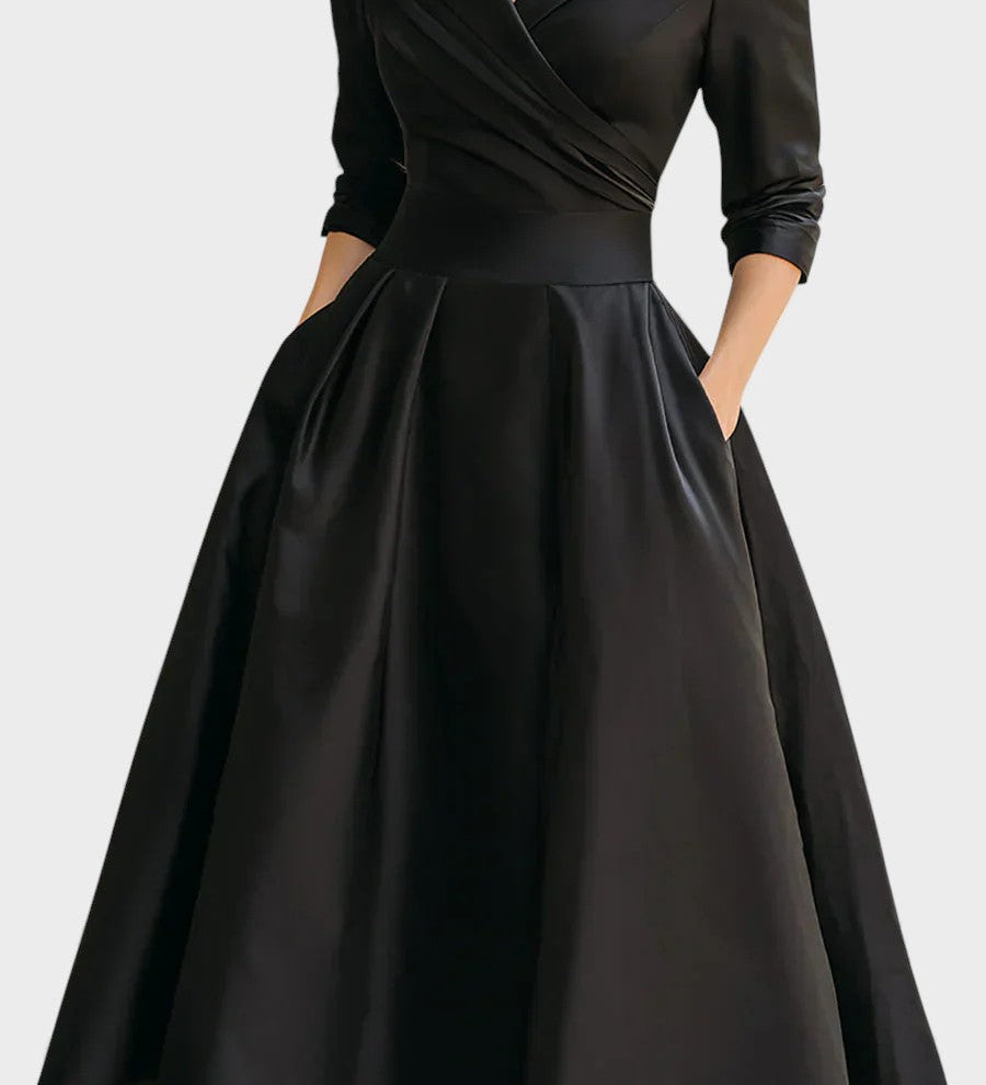 Clara™ | Elegant Satin Dress