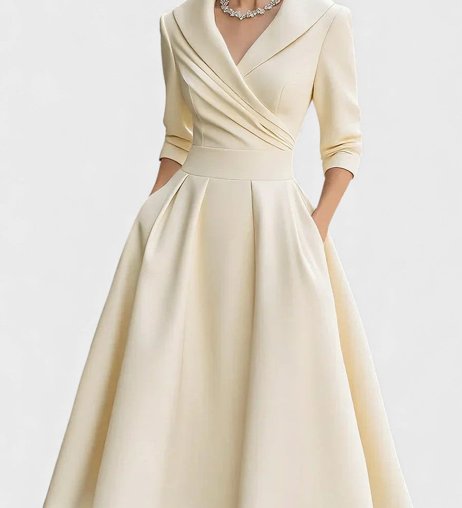 Clara™ | Elegant Satin Dress
