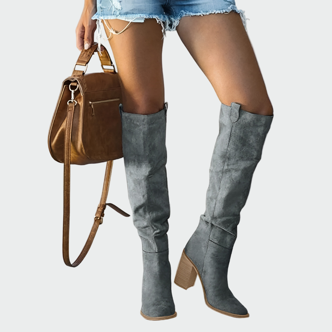 Daniela | Elegant Knee-High Leather Orthopaedic Boots