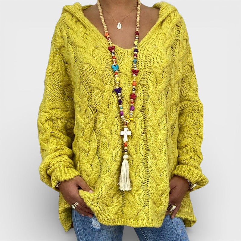 Pilar™ | Chunky Knit Hooded Sweater