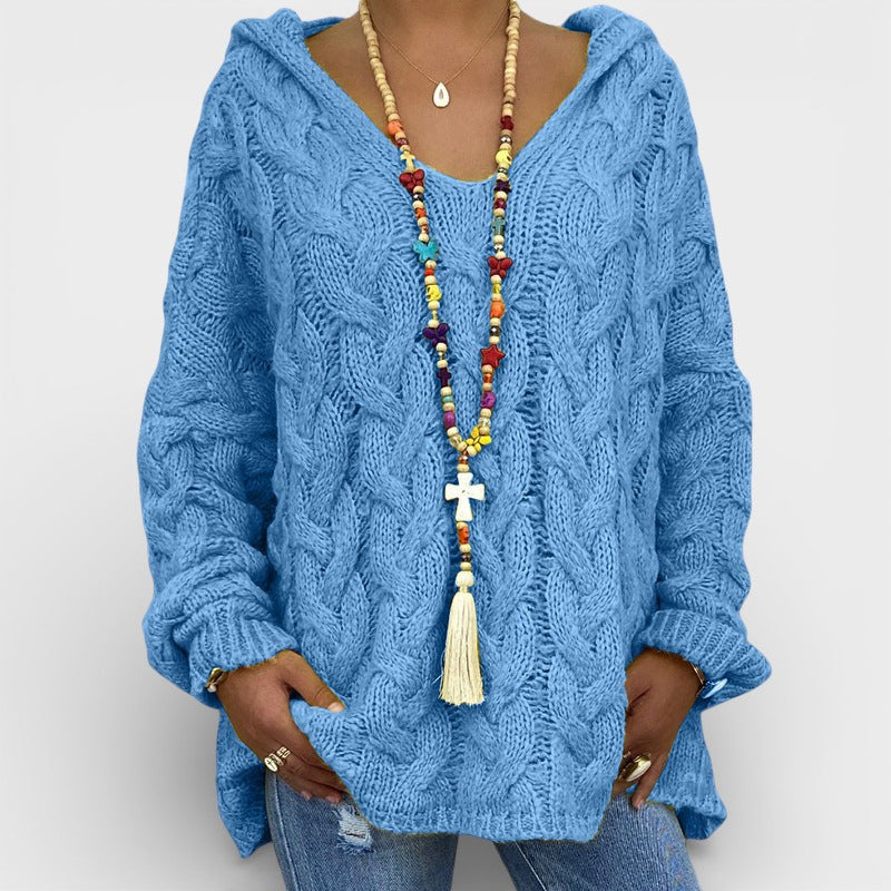 Pilar™ | Chunky Knit Hooded Sweater