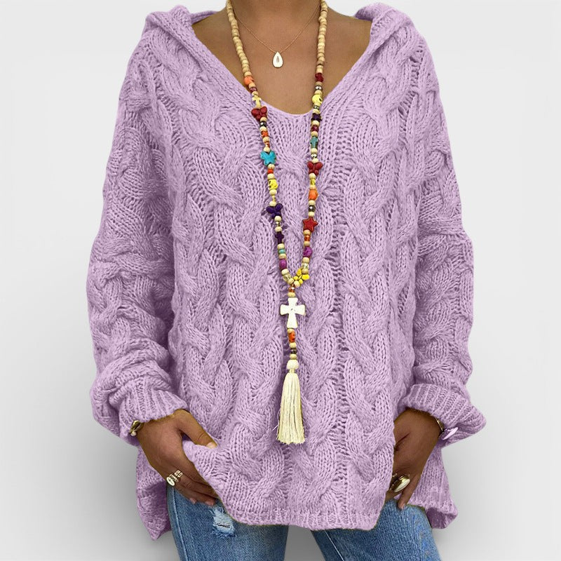 Pilar™ | Chunky Knit Hooded Sweater
