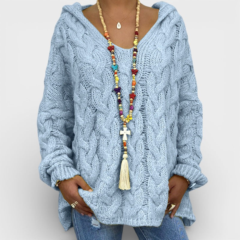 Pilar™ | Chunky Knit Hooded Sweater