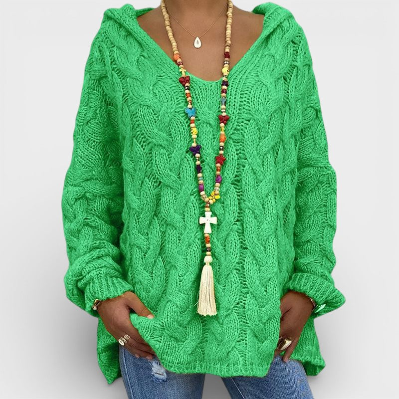 Pilar™ | Chunky Knit Hooded Sweater