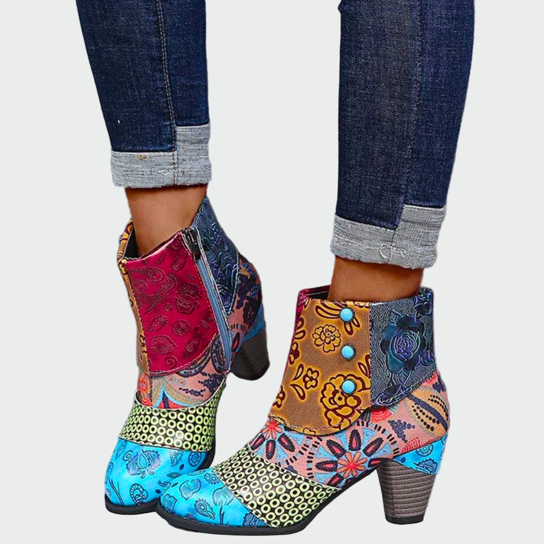 Adriana | Waterproof Orthopaedic Boots with Boho Style