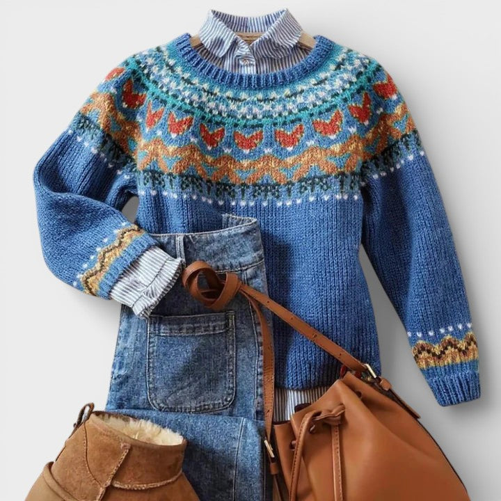 Eugenia™ | Vintage Knit Jumper