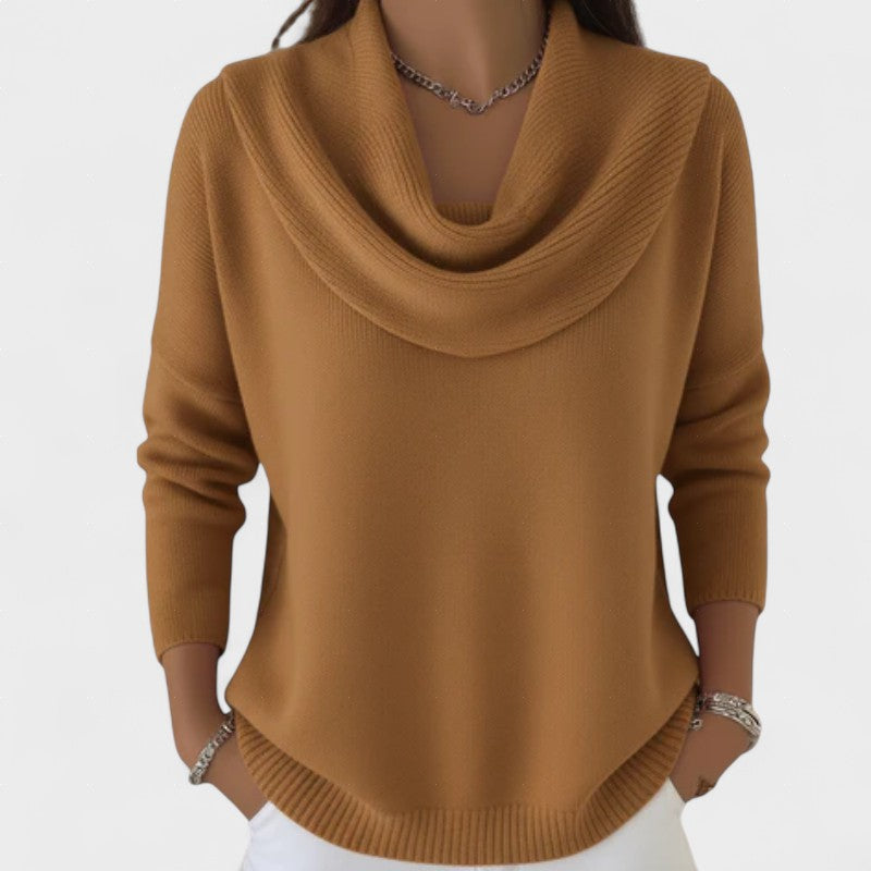 Elisa™ | Elegant Neck Sweater