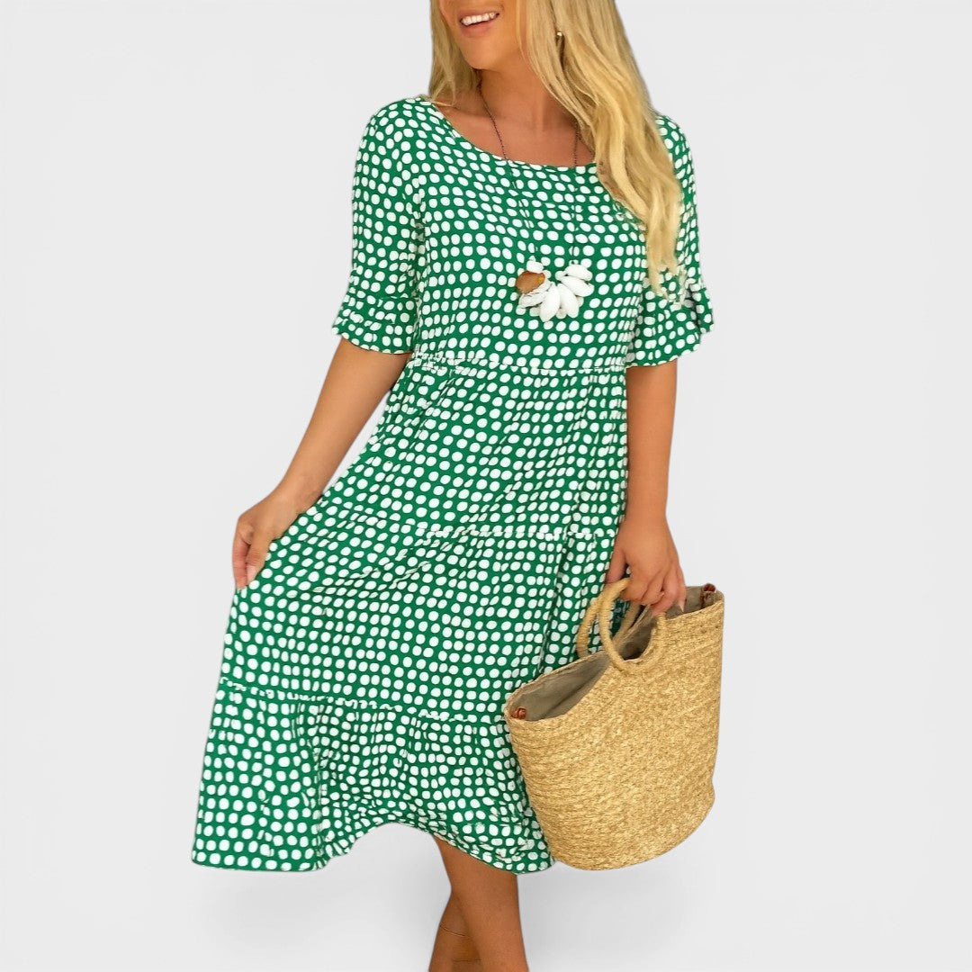 Carmen™ | Elegant and Flowing Midi Dress