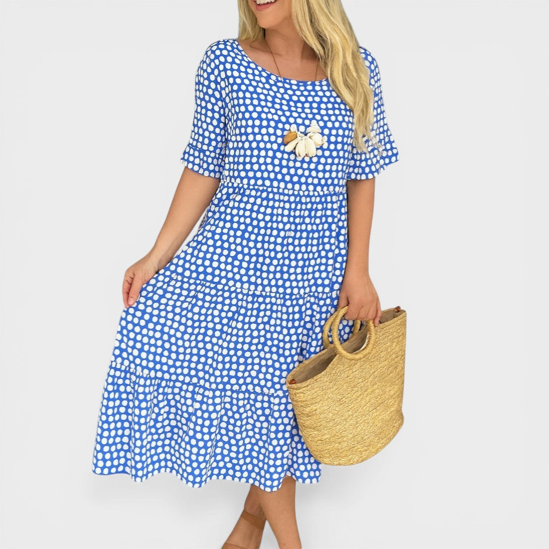 Carmen™ | Elegant and Flowing Midi Dress