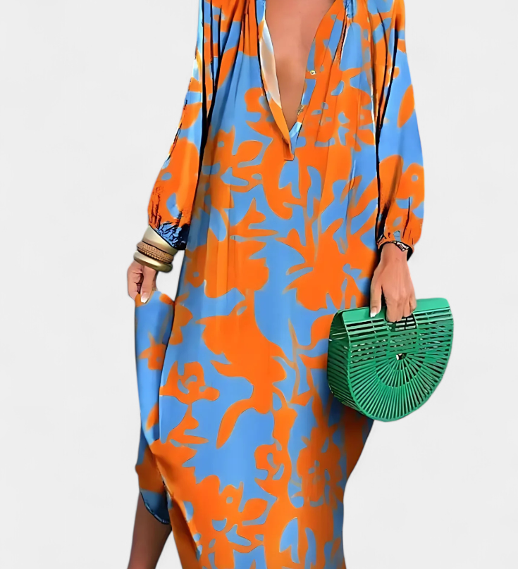 Malina Boho Dress with Light and Chic Style