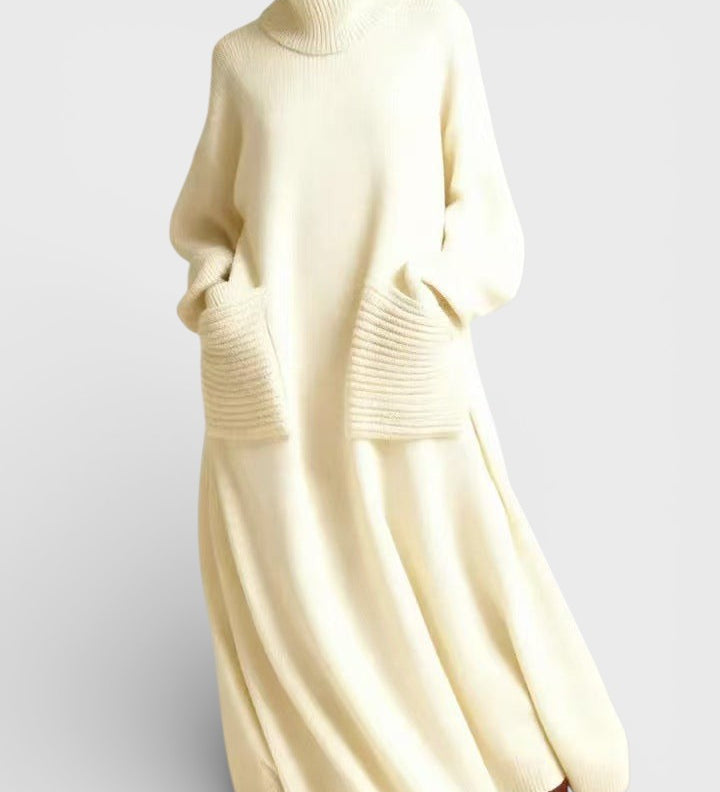 Elena™ | High Neck Knitted Dress