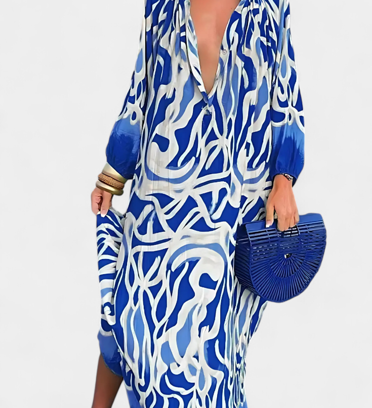 Malina Boho Dress with Light and Chic Style