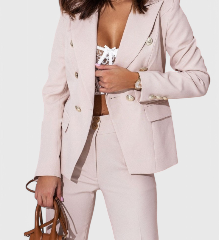 Rosalind Elegant Blazer and Trousers Set