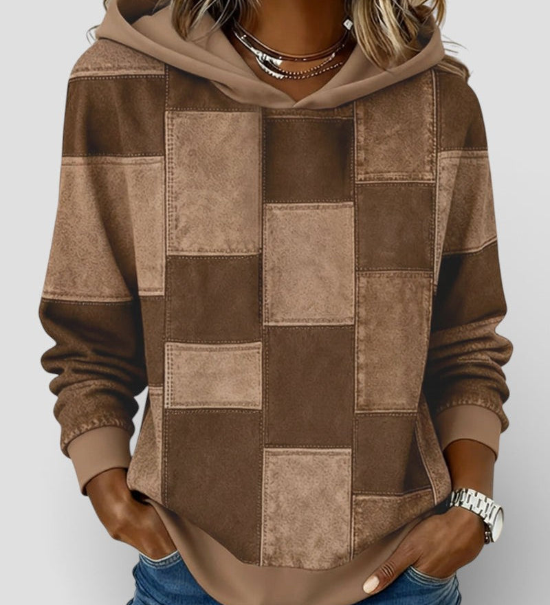 Lucía™ | Checked Hoodie