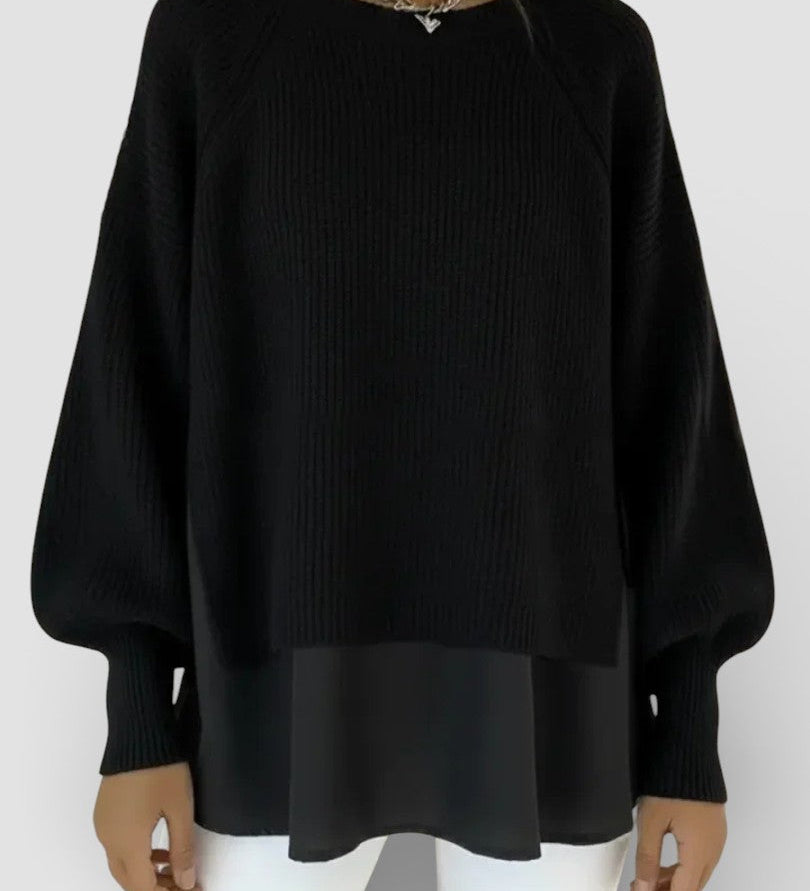 Adela™ | Layered Effect Knit Jumper