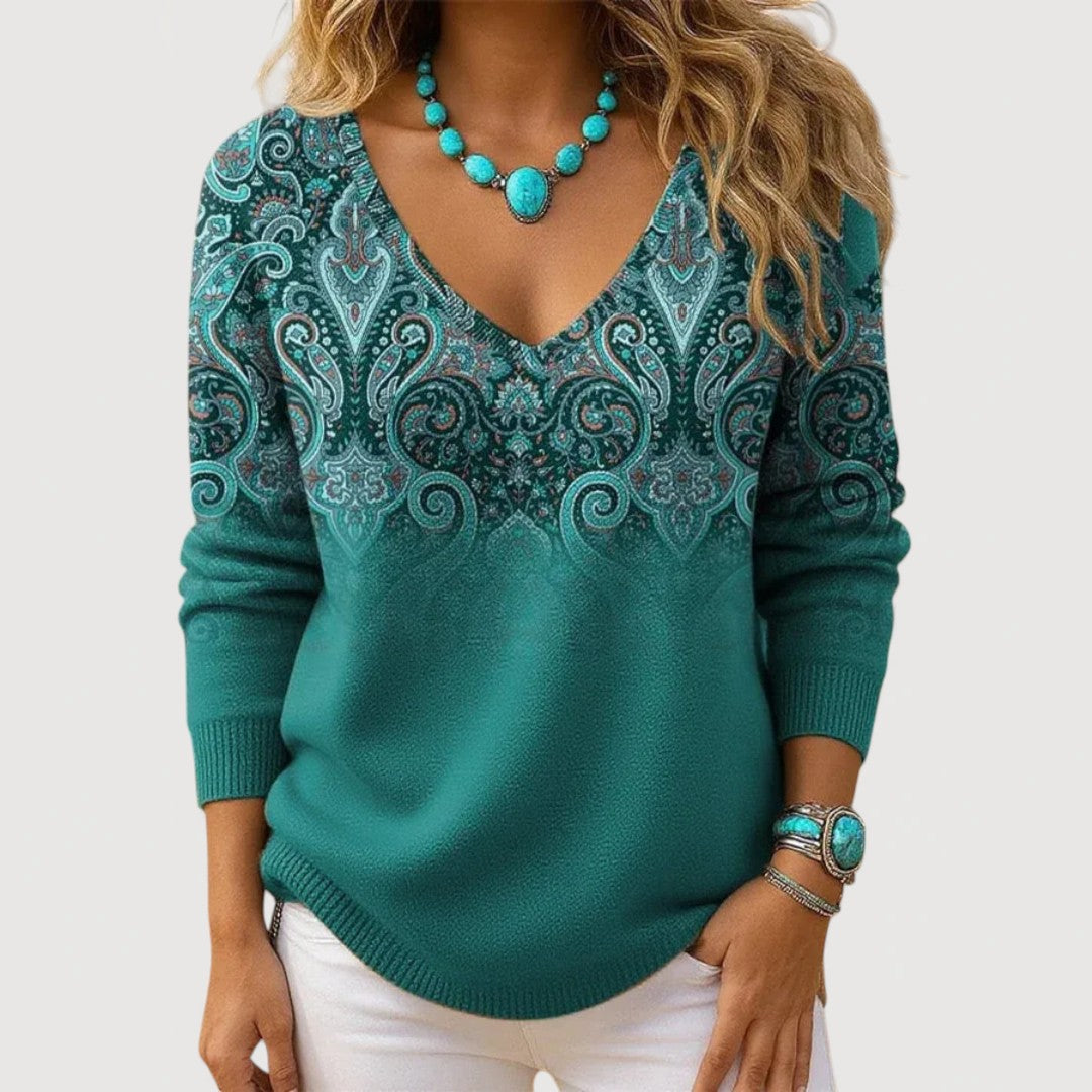 Leoncia™ | V-Neck Top