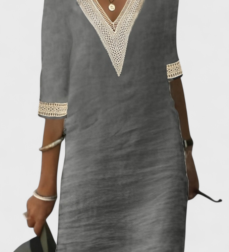 Malia Casual Elegance Midi Dress