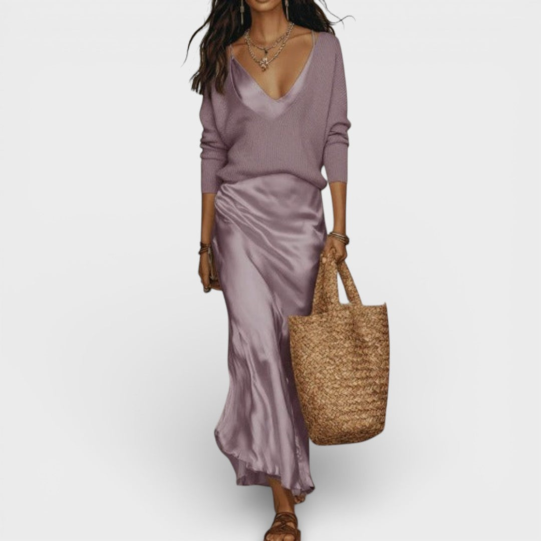 Clara™ | Elegant Satin Set