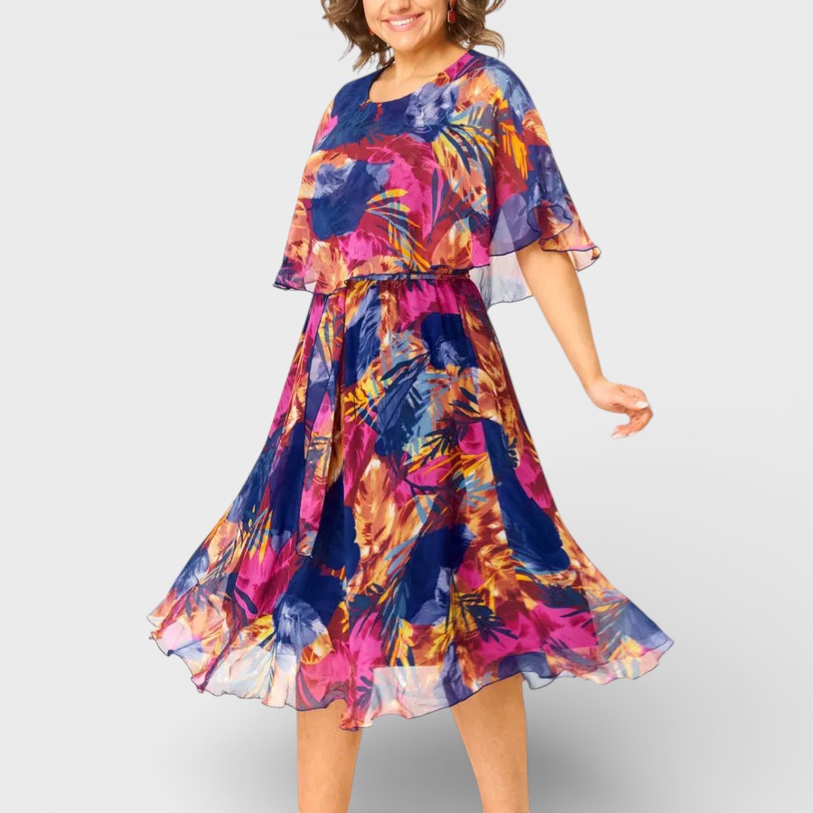 Bárbara™ | Fluid Chiffon Dress