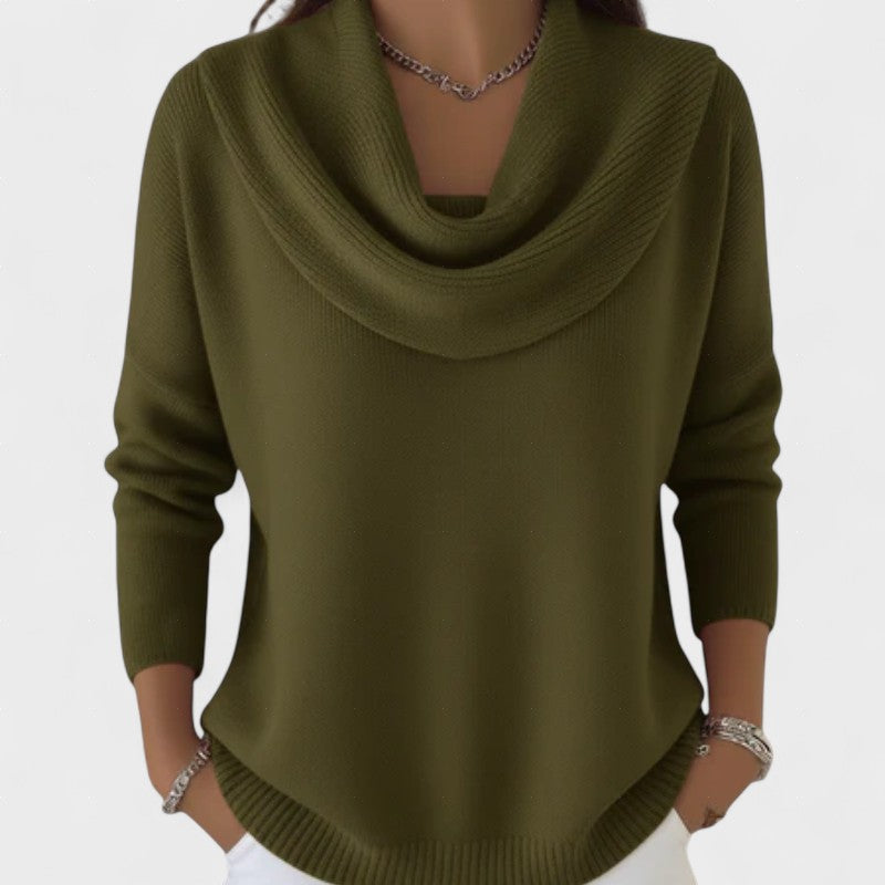 Elisa™ | Elegant Neck Sweater