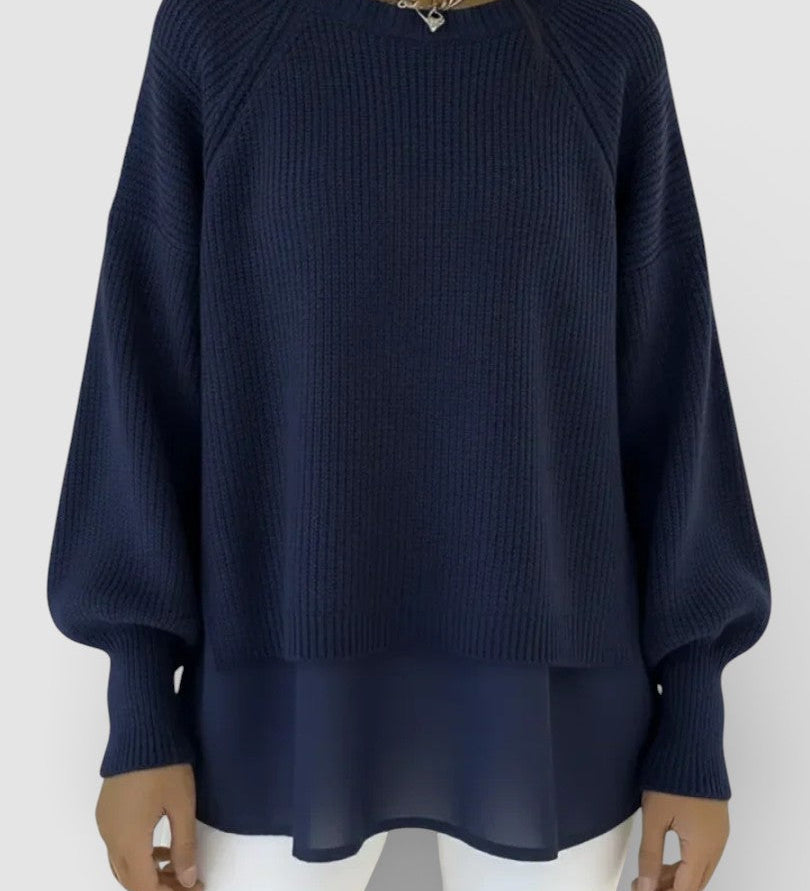 Adela™ | Layered Effect Knit Jumper