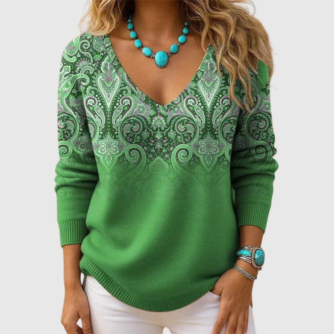 Leoncia™ | V-Neck Top