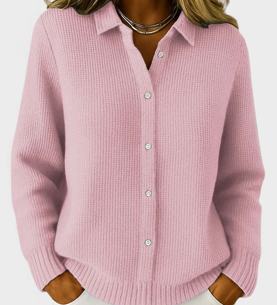 Lucía™ | Classic Button Knit Cardigan