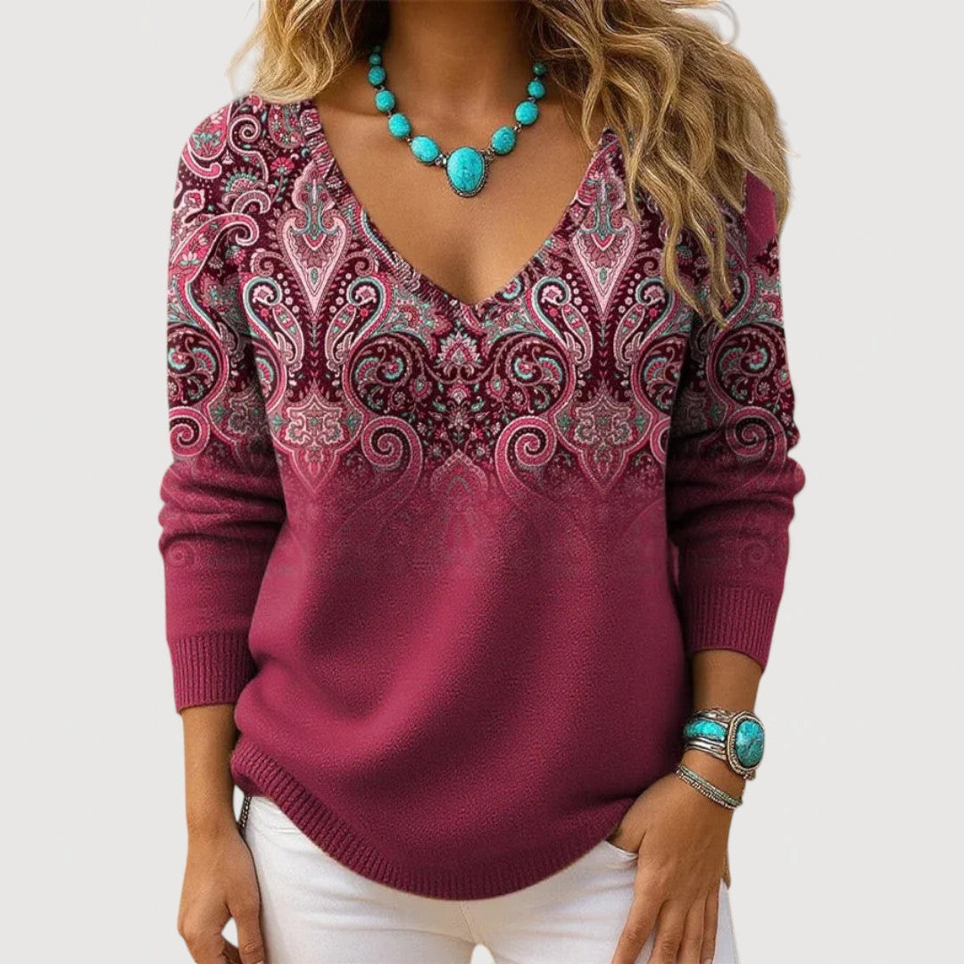 Leoncia™ | V-Neck Top