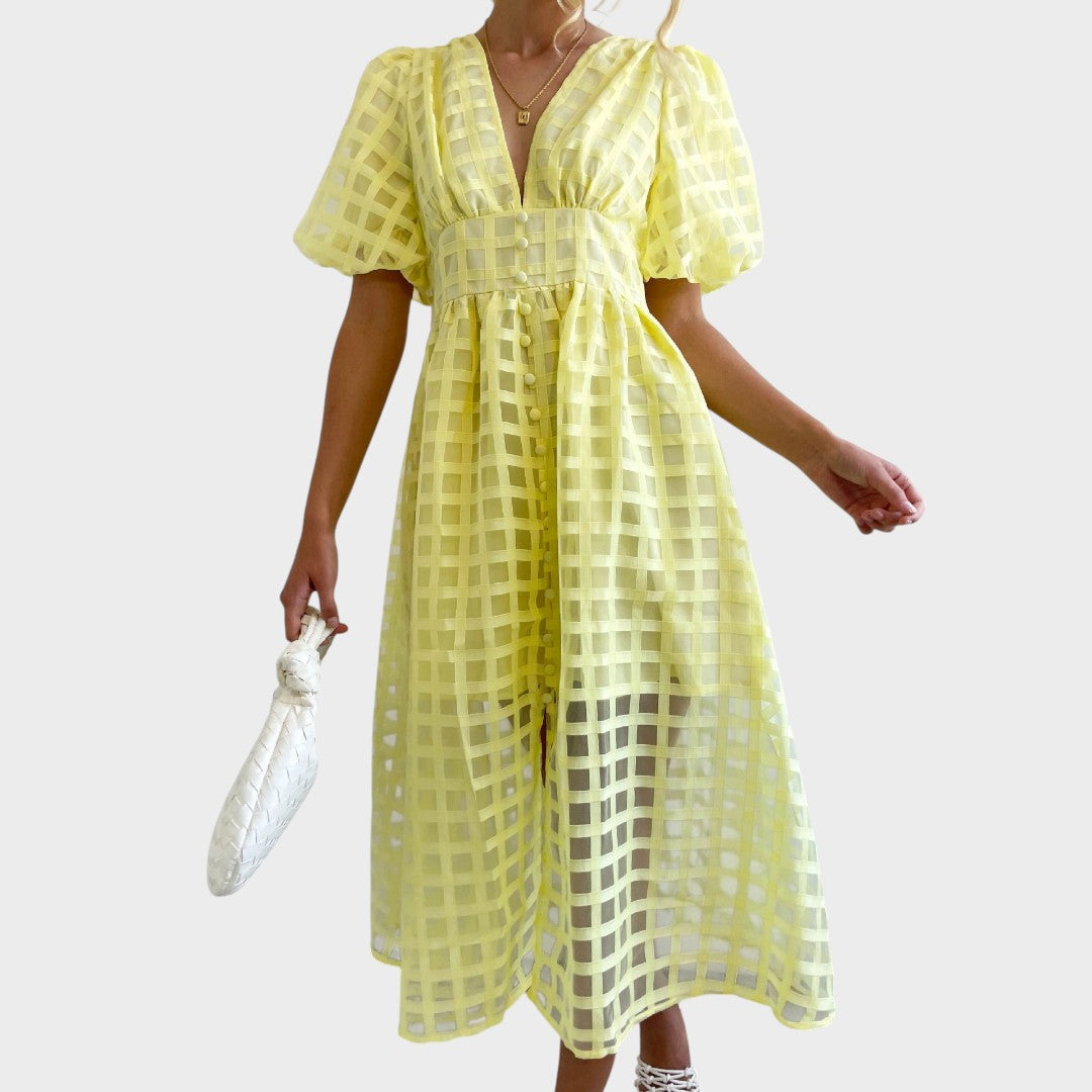 Julia™ | Lace Dress with Bell Sleeves