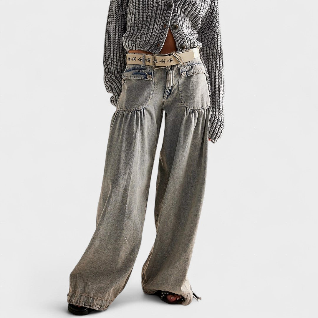 Raquel™ | Elegant Fluid Cut Jeans
