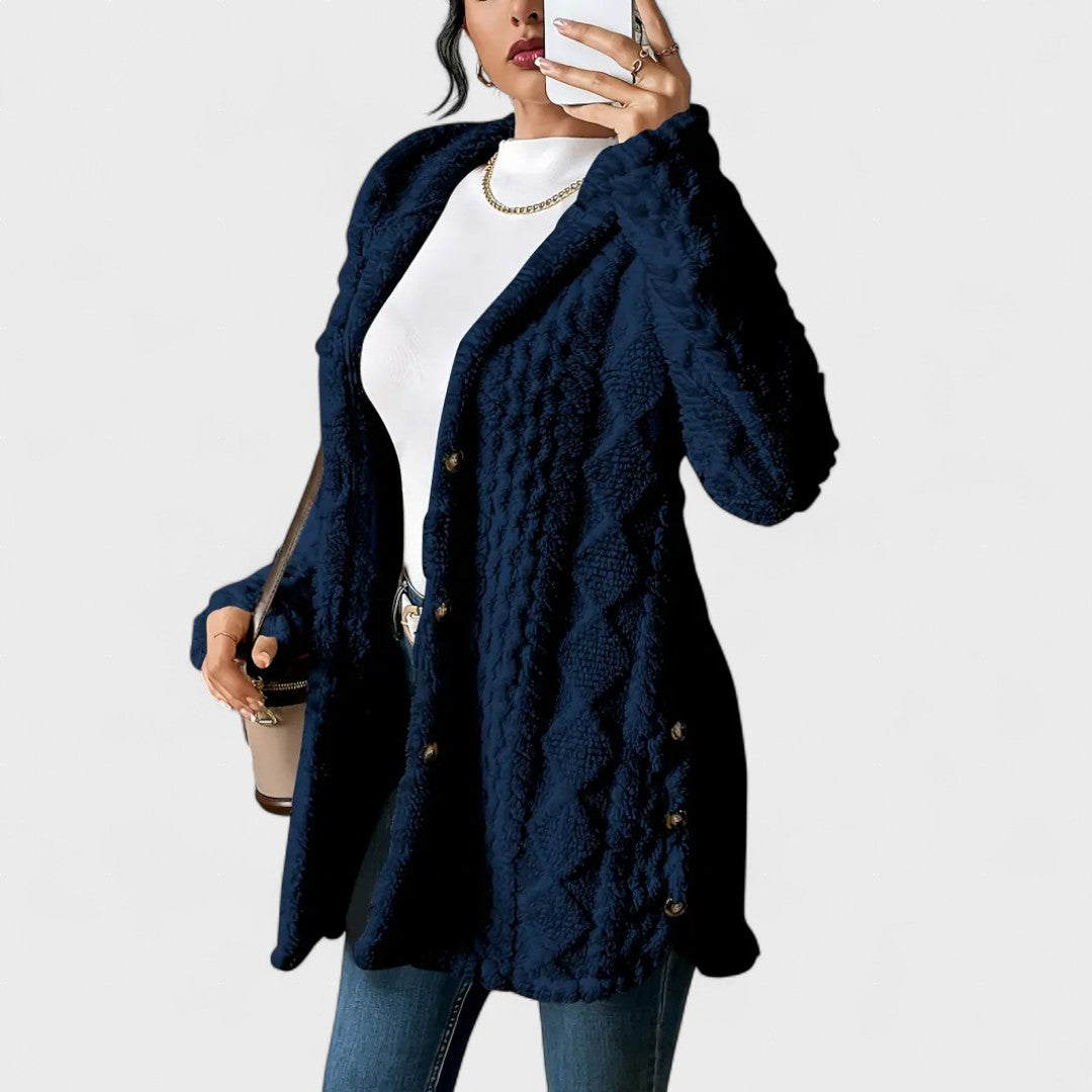 Amalia™ | Cosy Hooded Cardigan