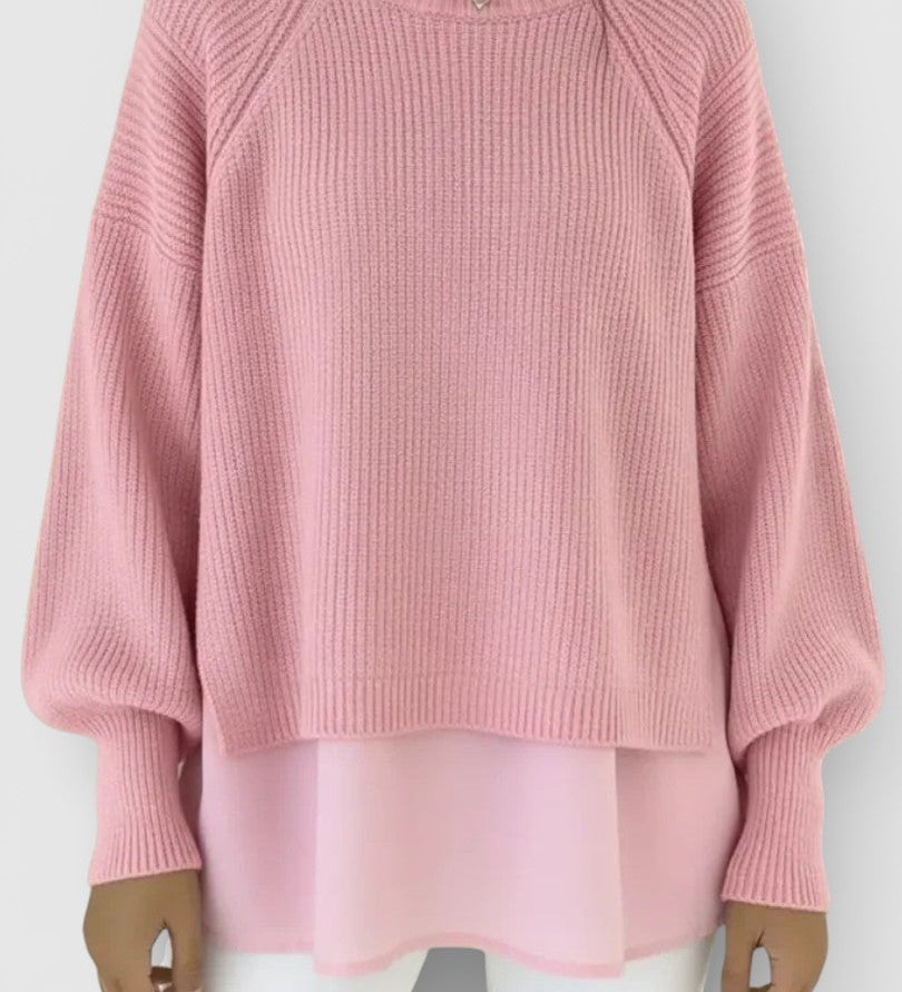 Adela™ | Layered Effect Knit Jumper