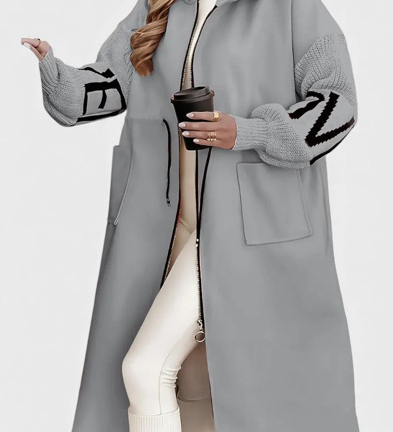 Patricia™ | Elegant Hooded Cardigan Coat