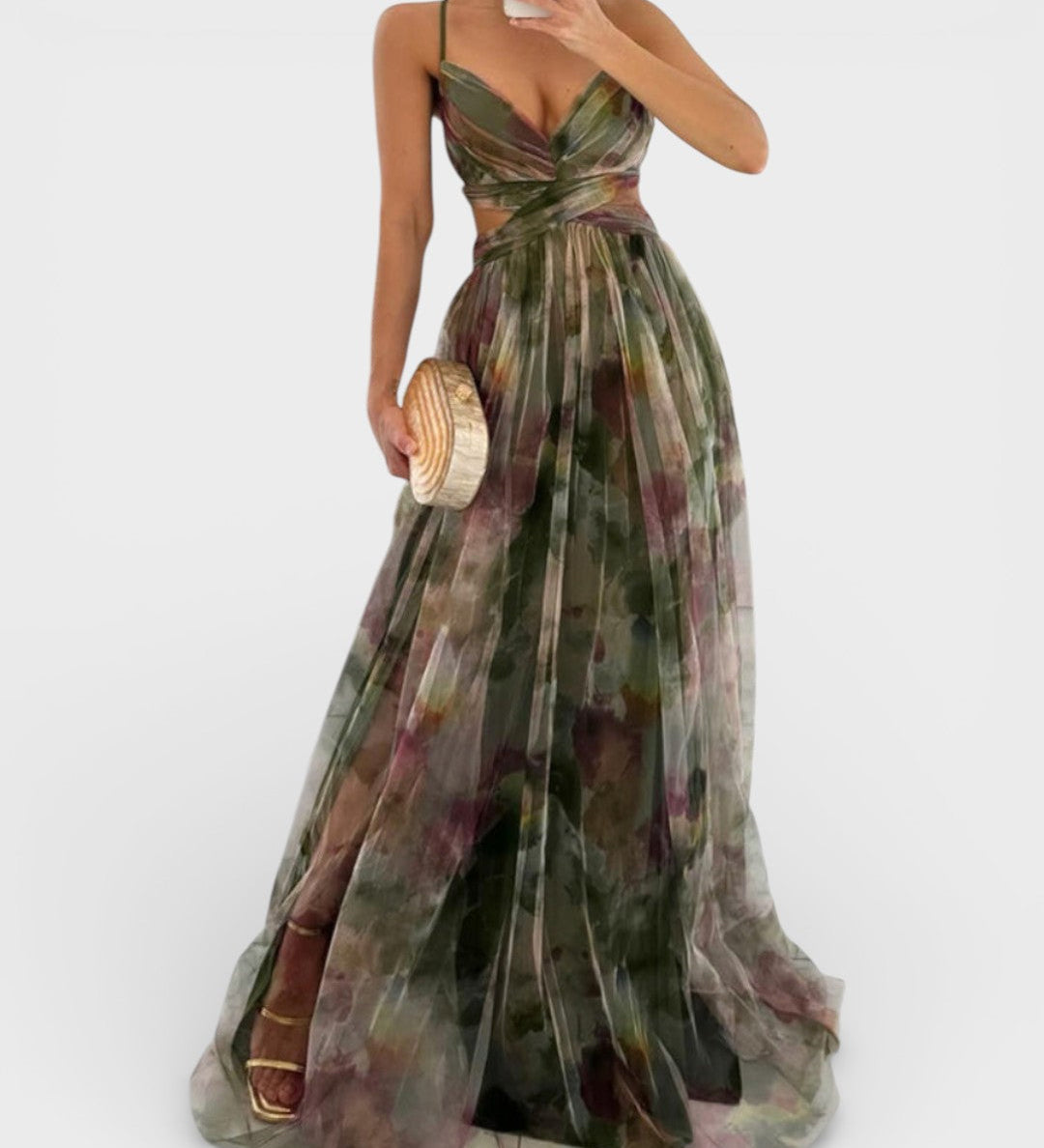 Valeria™ | Elegant Floral Maxi Dress