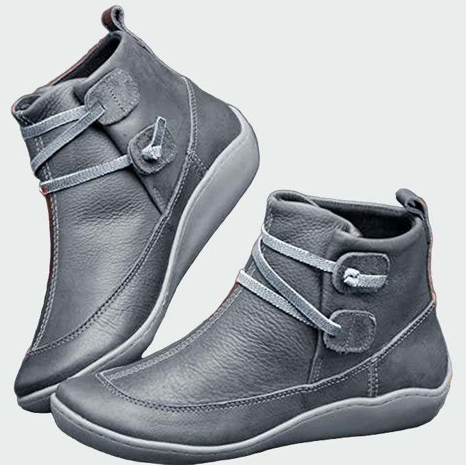 Zoe | Premium Leather Orthopaedic Ankle Boots with Support