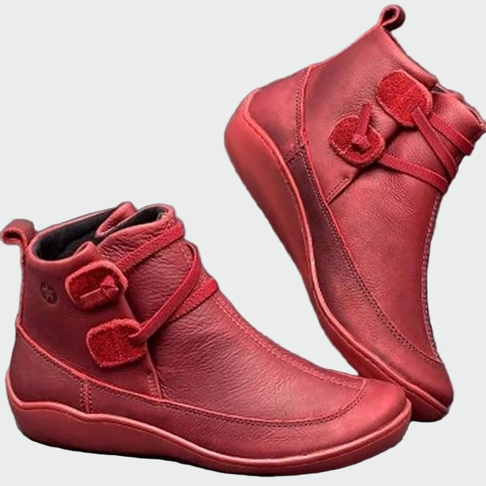 Zoe | Premium Leather Orthopaedic Ankle Boots with Support