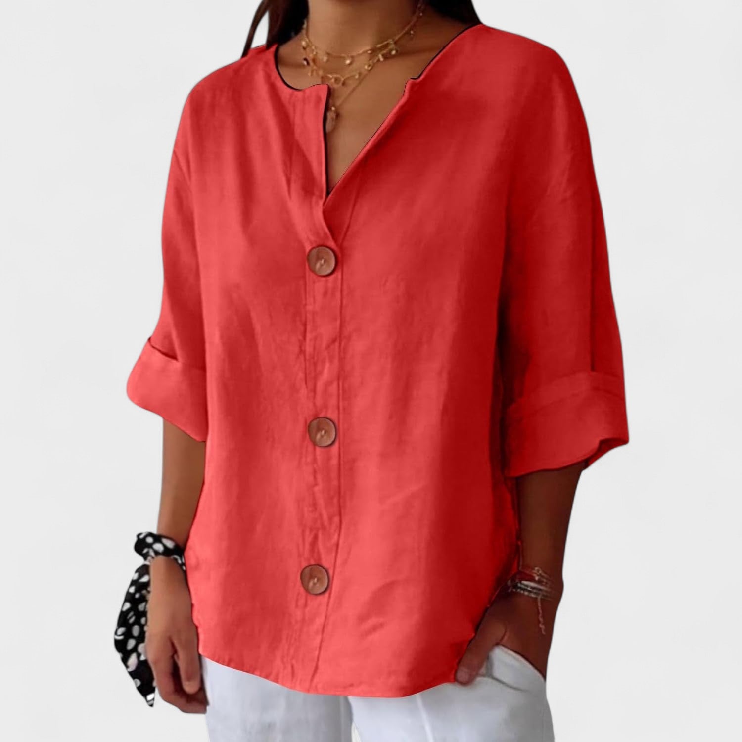 Alejandra™ | Casual Linen Blouse
