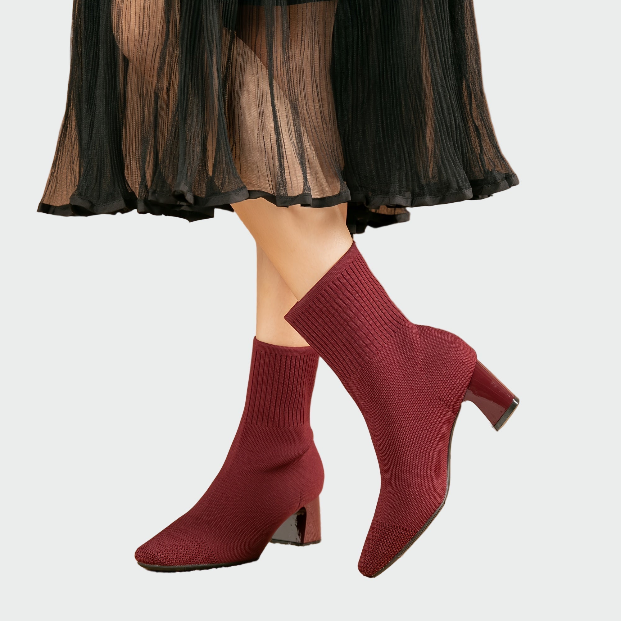 Alejandra | Knitted Orthopaedic Boots in Soft Beige