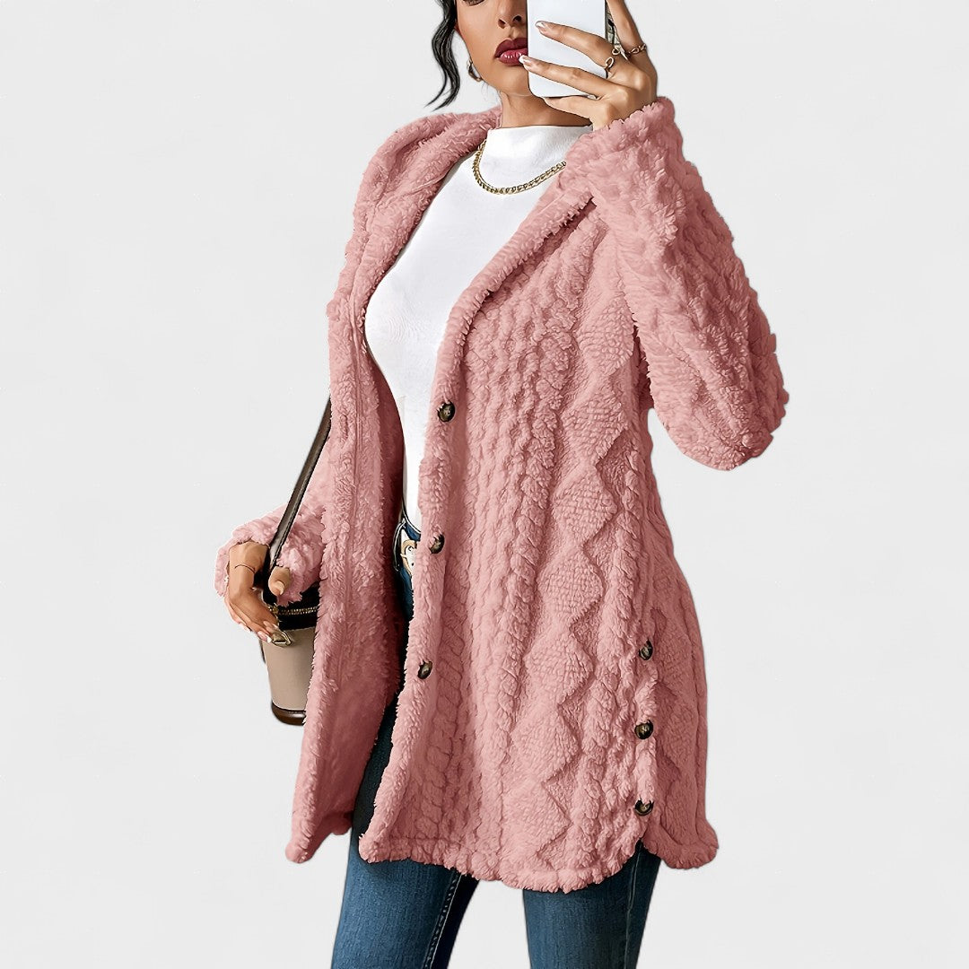 Amalia™ | Cosy Hooded Cardigan