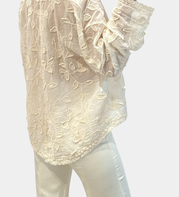 Embroidered Lace Prairie Shirt