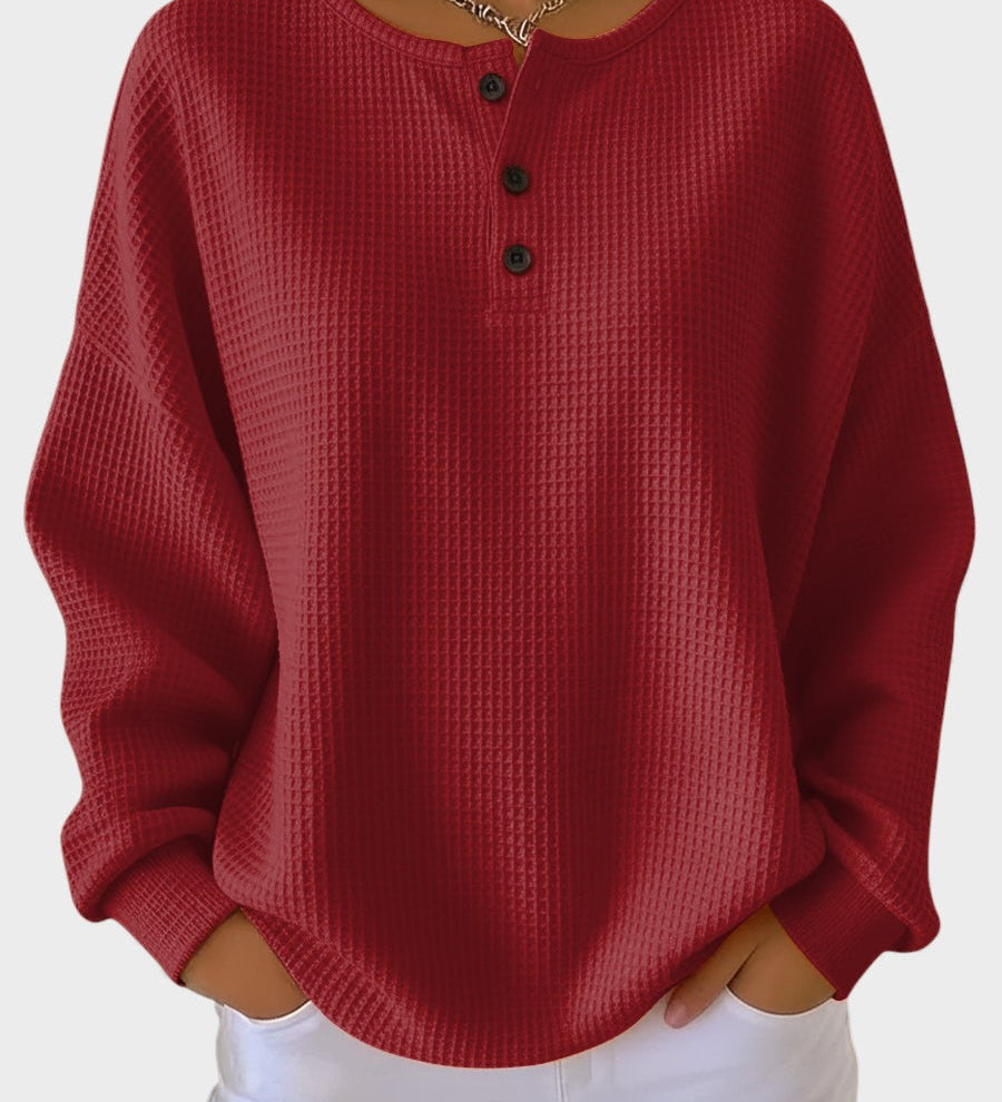 Rosa™ | Comfortable and Elegant Waffle Jumper