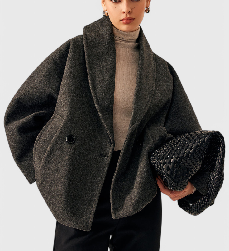 Helena Tweed Oversized Coat