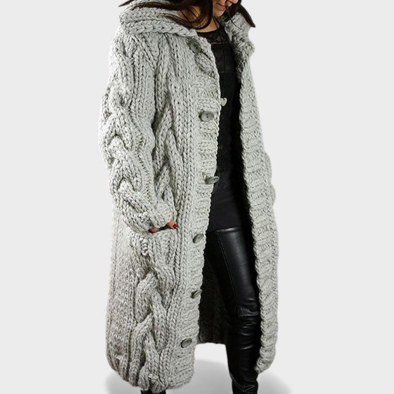 Alicia™ | Elegant and cosy coat with abdominal coverage